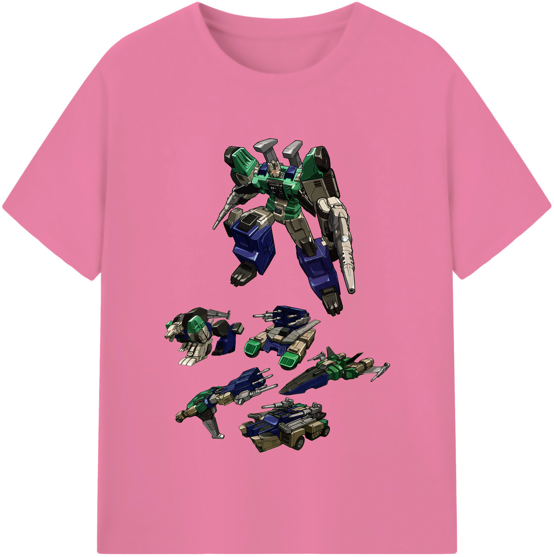 （画像用） Transformers トランスフォーマー 綿100％半袖Tシャツ（フロントプリント）